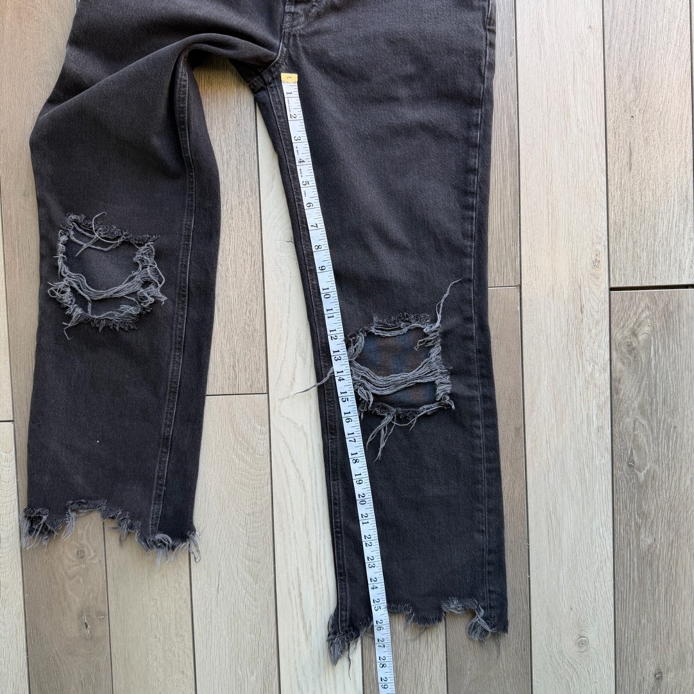 Free People Maggie Mid-Rise Straight-Leg Jeans | Size: 26 - Picture 4 of 6